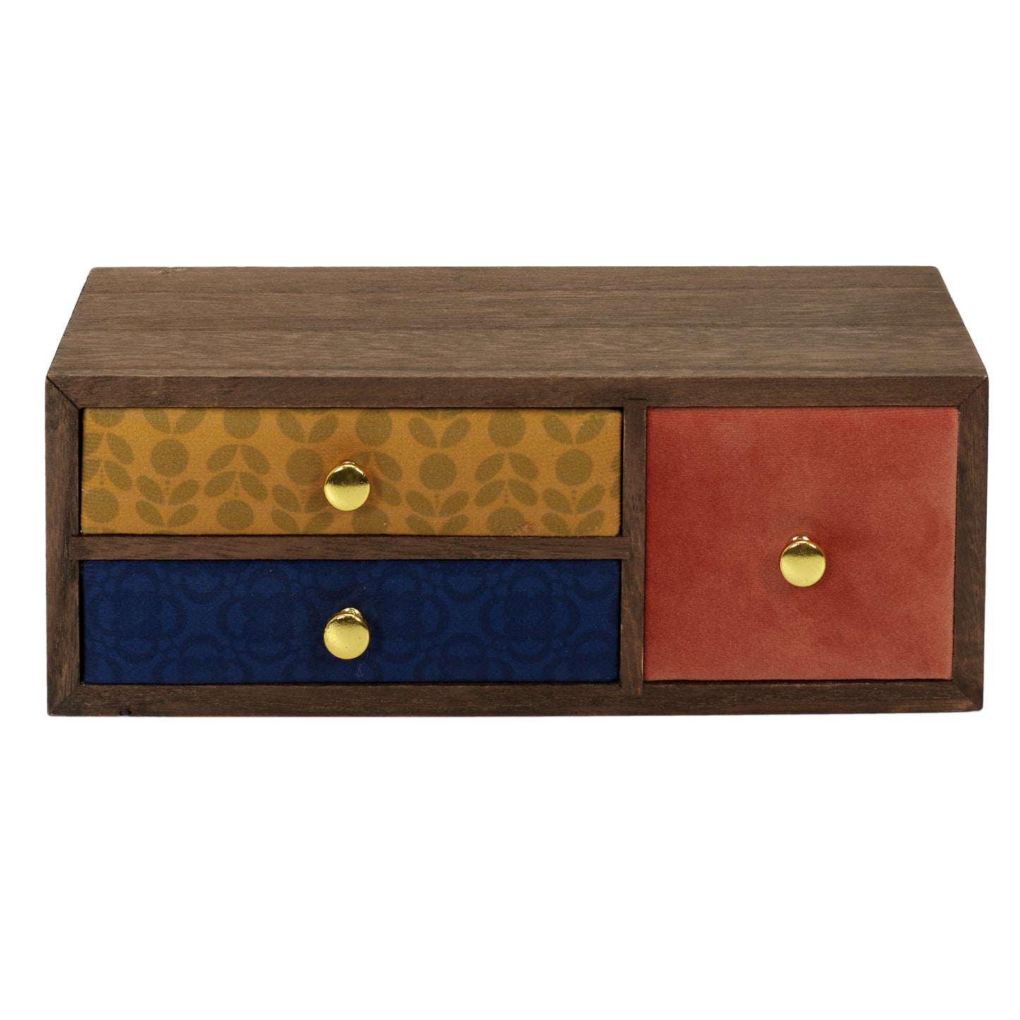 Rangement 3 Tiroirs Velours