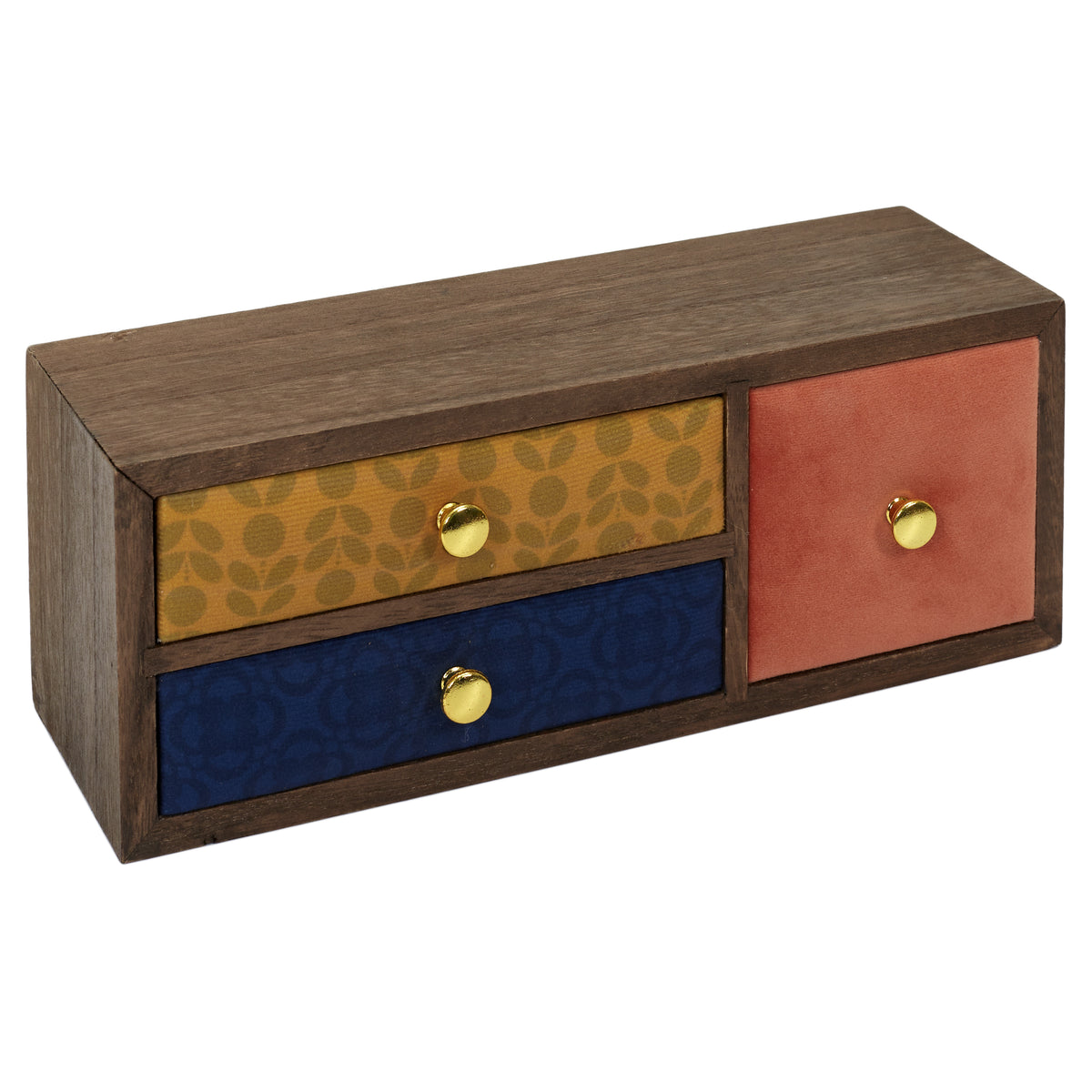 Rangement 3 Tiroirs Velours