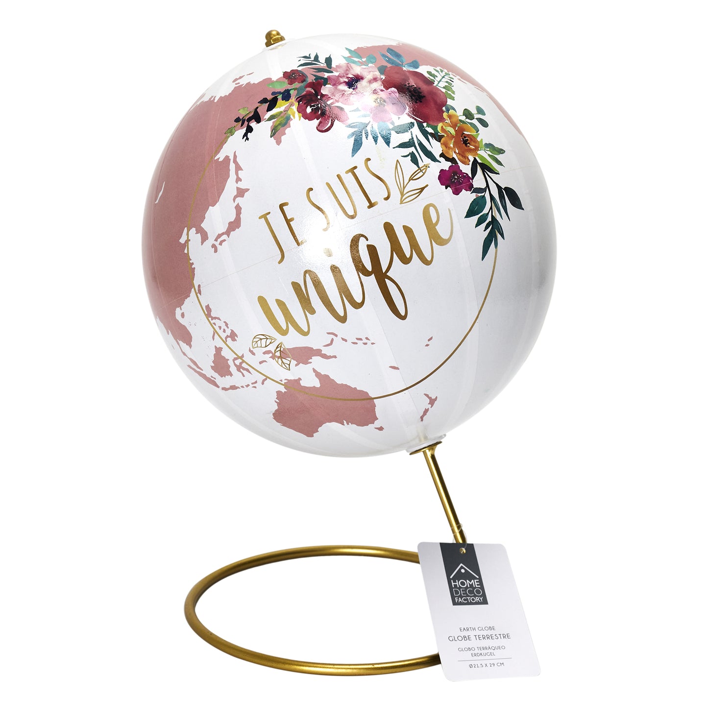 Globe Terrestre Deco Girly