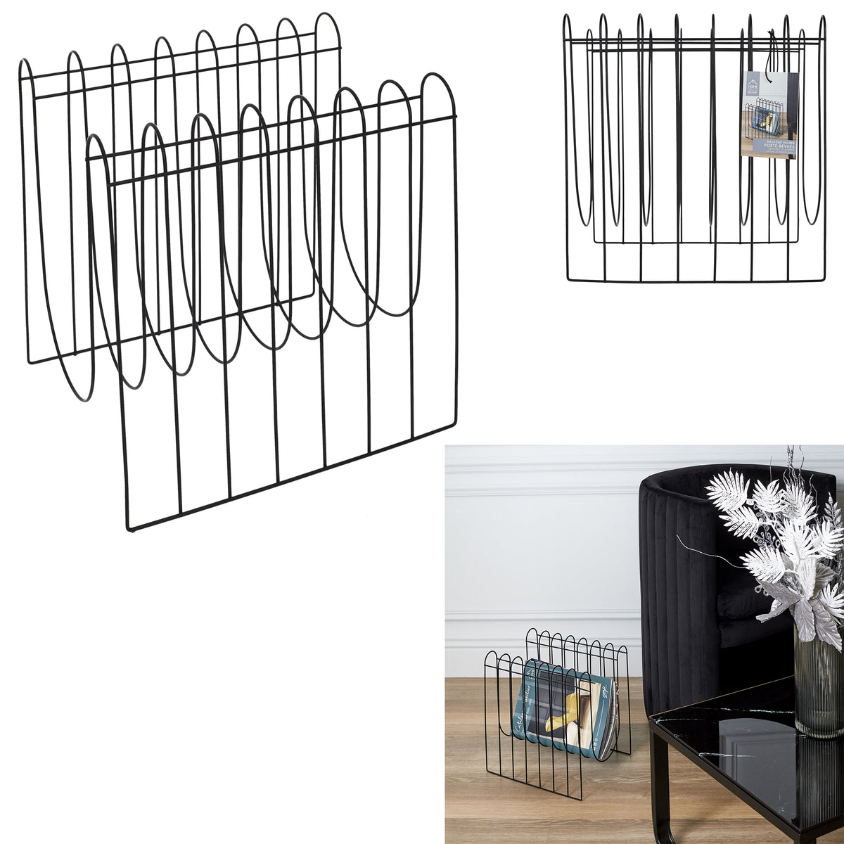 Range Magazines Filaire Noir