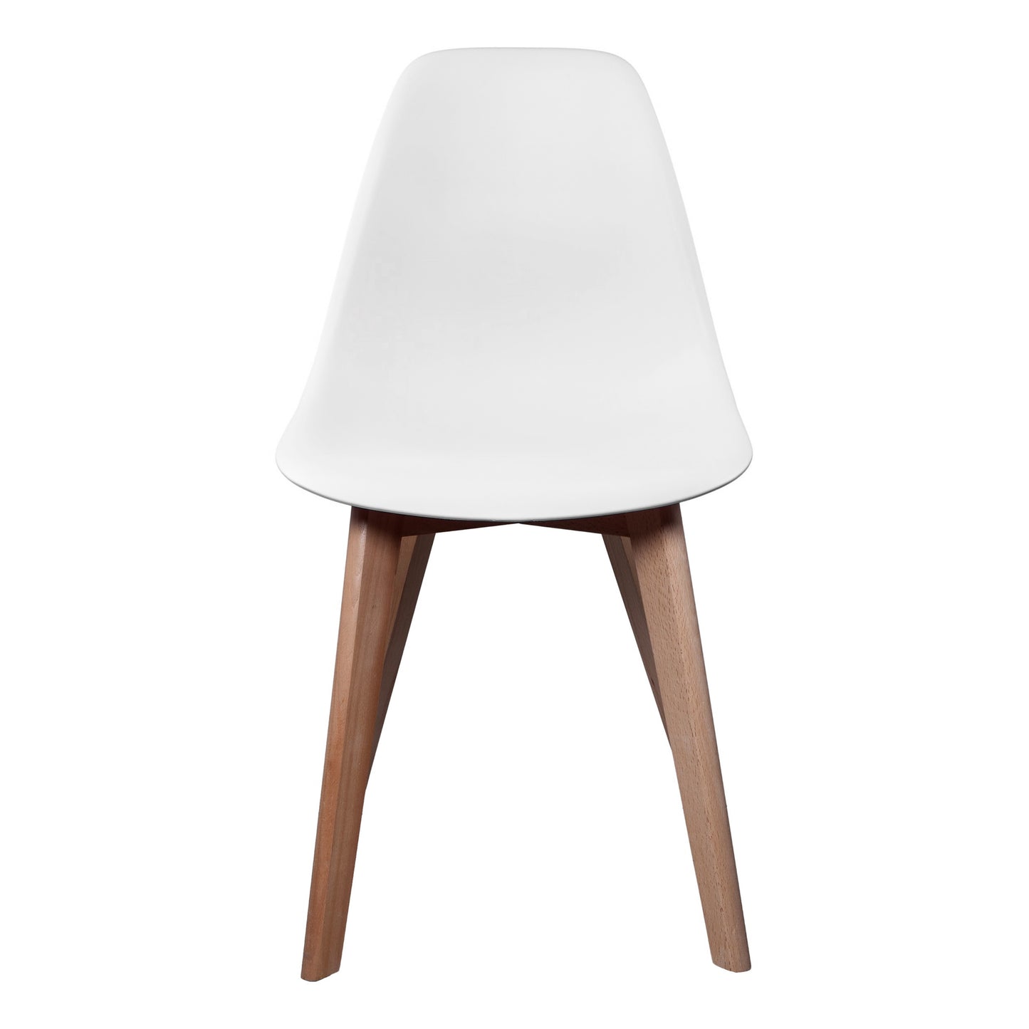 Chaise Scandinave Enfant Coque Pp Blanche