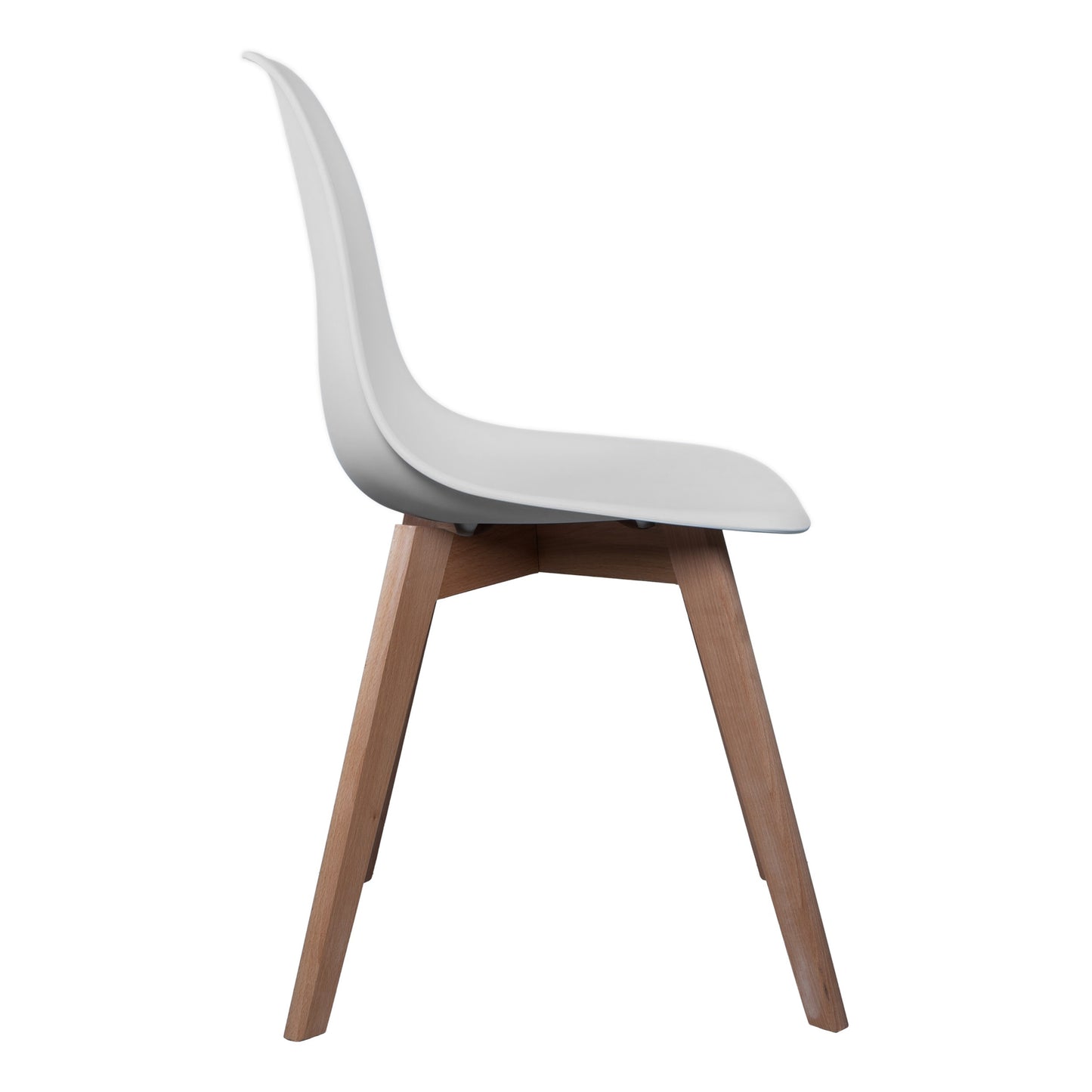 Chaise Scandinave Enfant Coque Pp Blanche