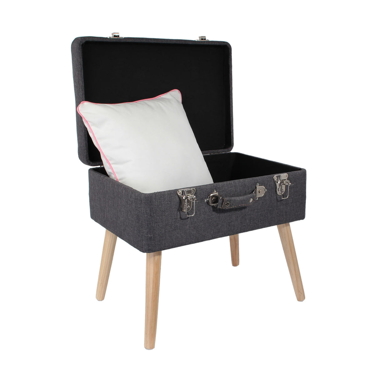 Coffre Valise Gris Fonce