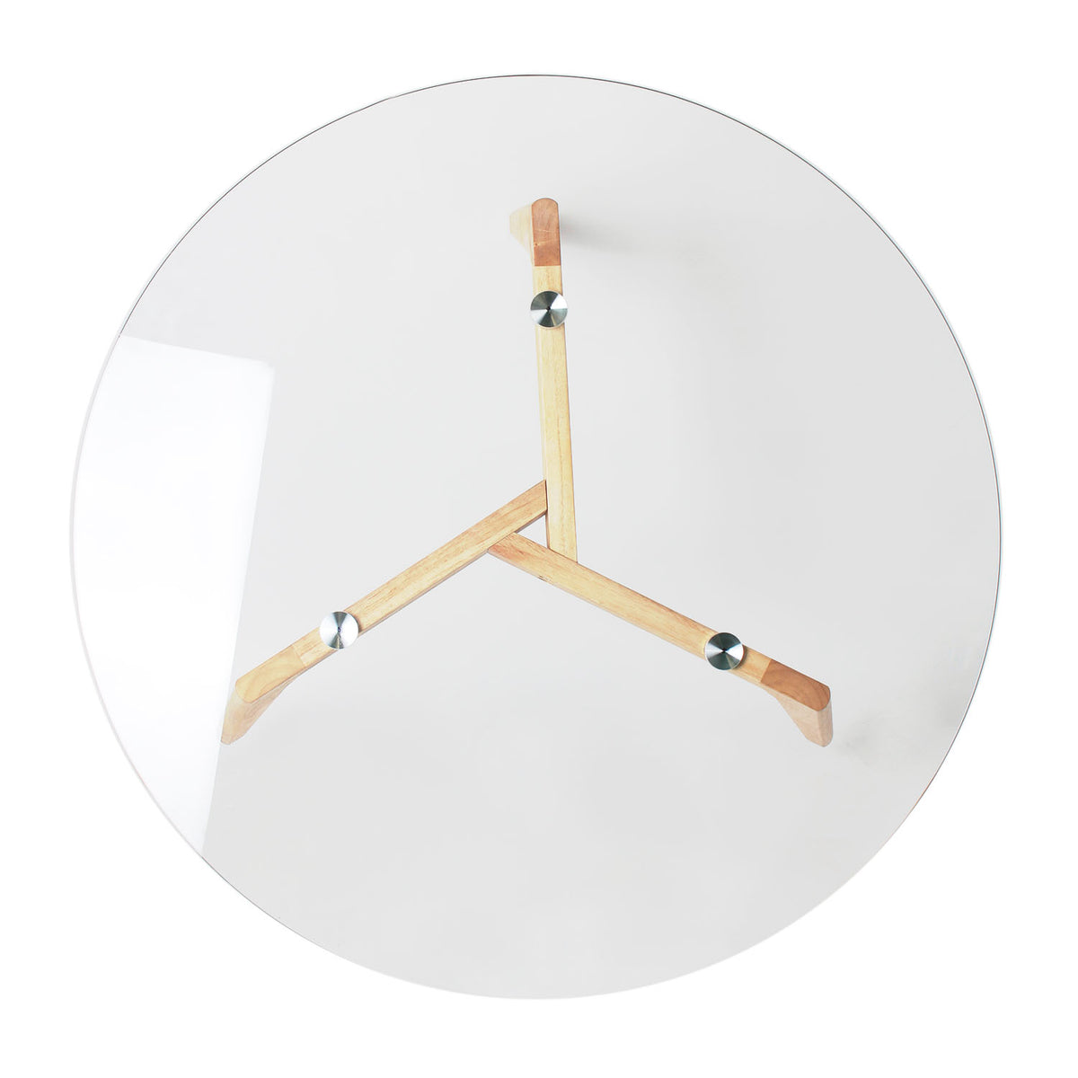 Table Ronde En Verre Diam 80Cm
