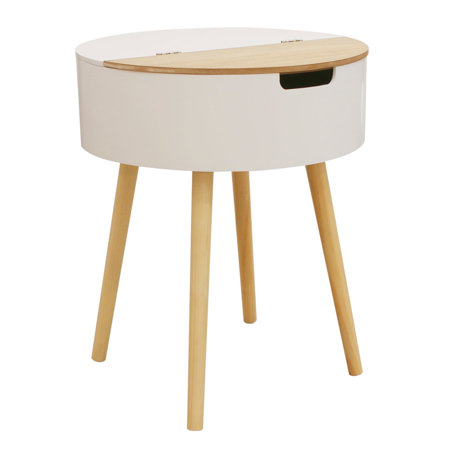 Table Coffre Blanc Bois