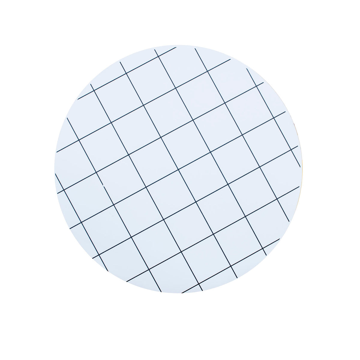 Table Gigogne Carreaux Plateau Rond X2