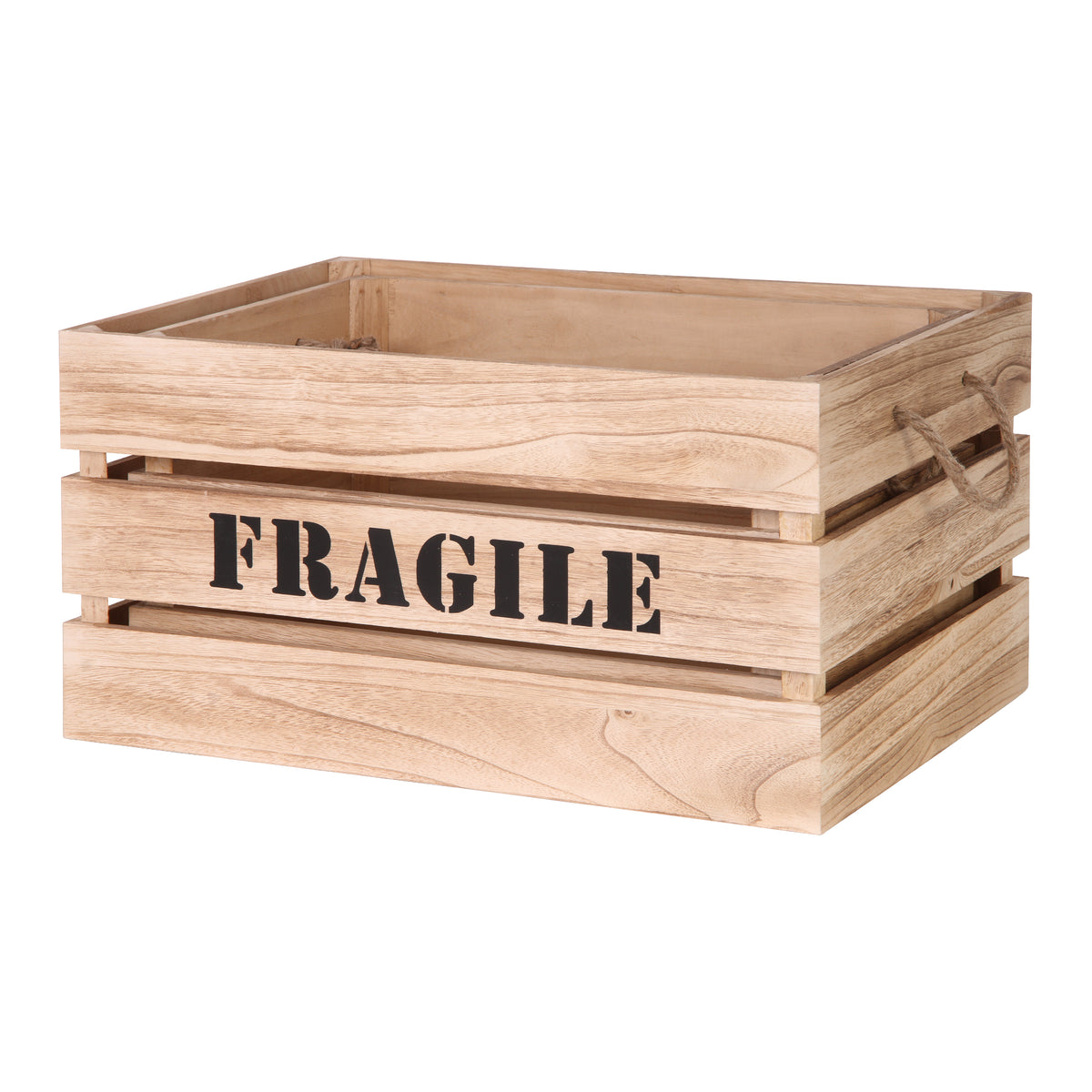 Cagette Gigogne X2 Naturel H28Cm