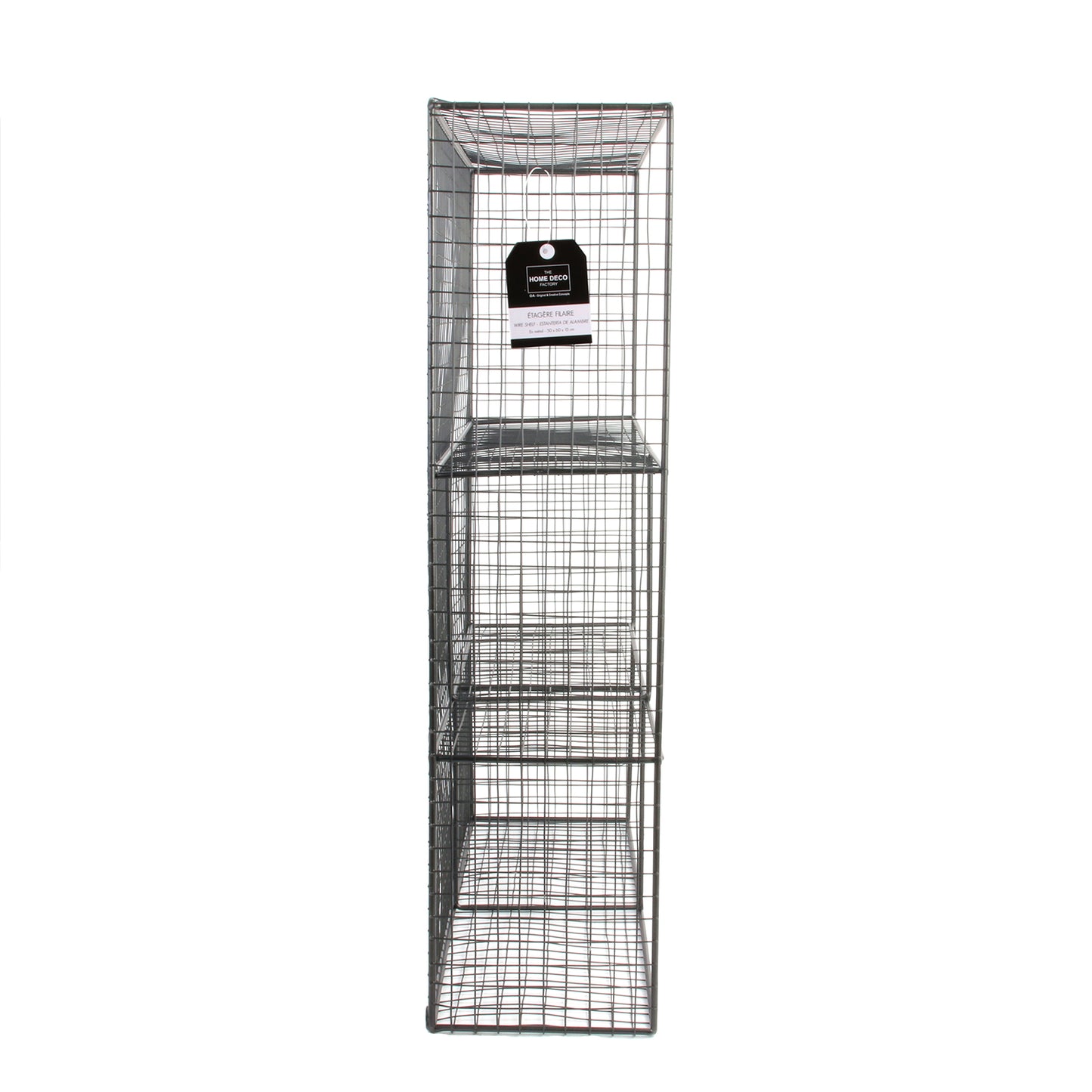 Etagere Grillage Metal 50X15X60Cm