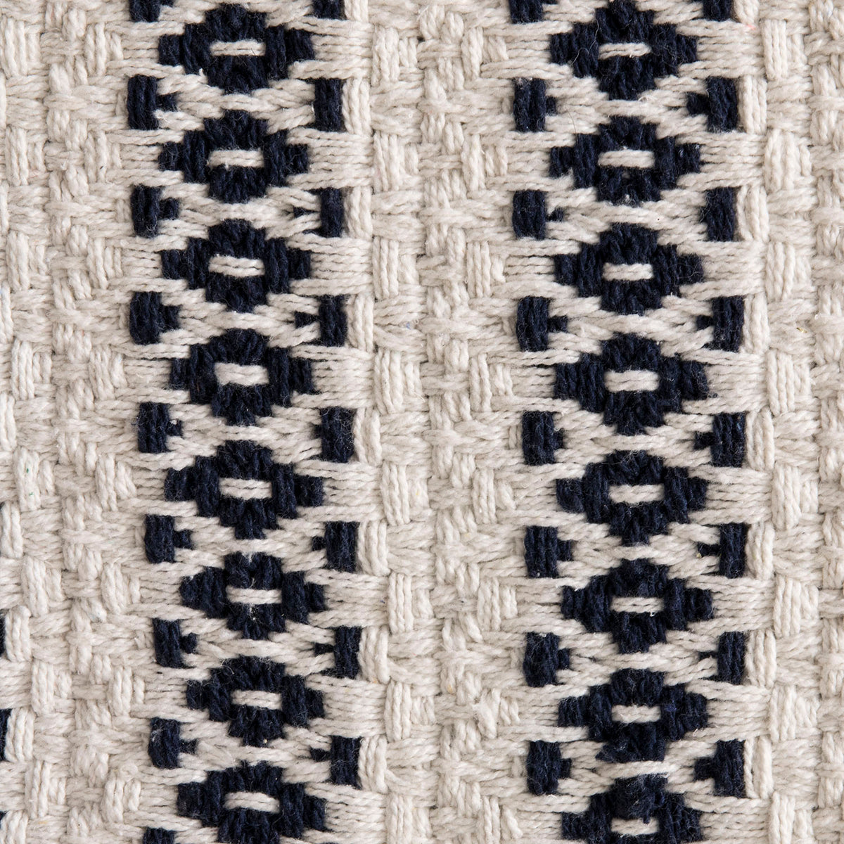 Tapis Beige Motifs Bleu 120X170Cm