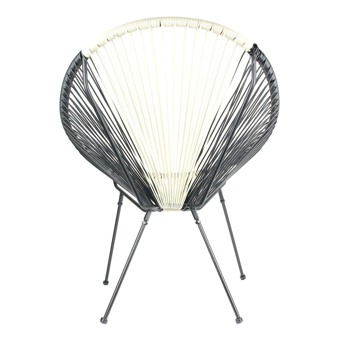 Chaise Mexico Beige Et Noir