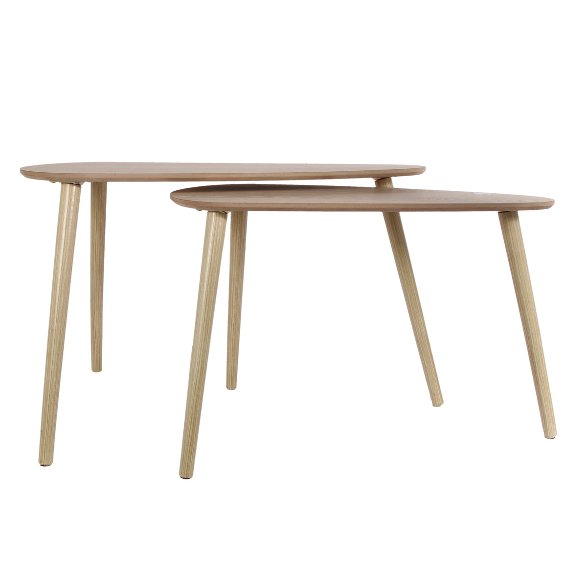Table Gigogne Bois Galet X2