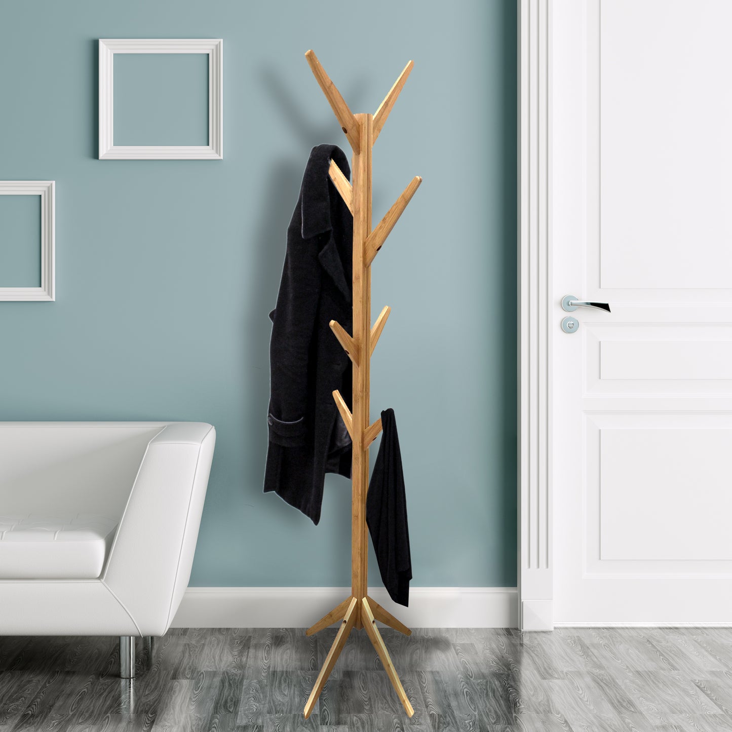 Portemanteau Arbre Bois Naturel