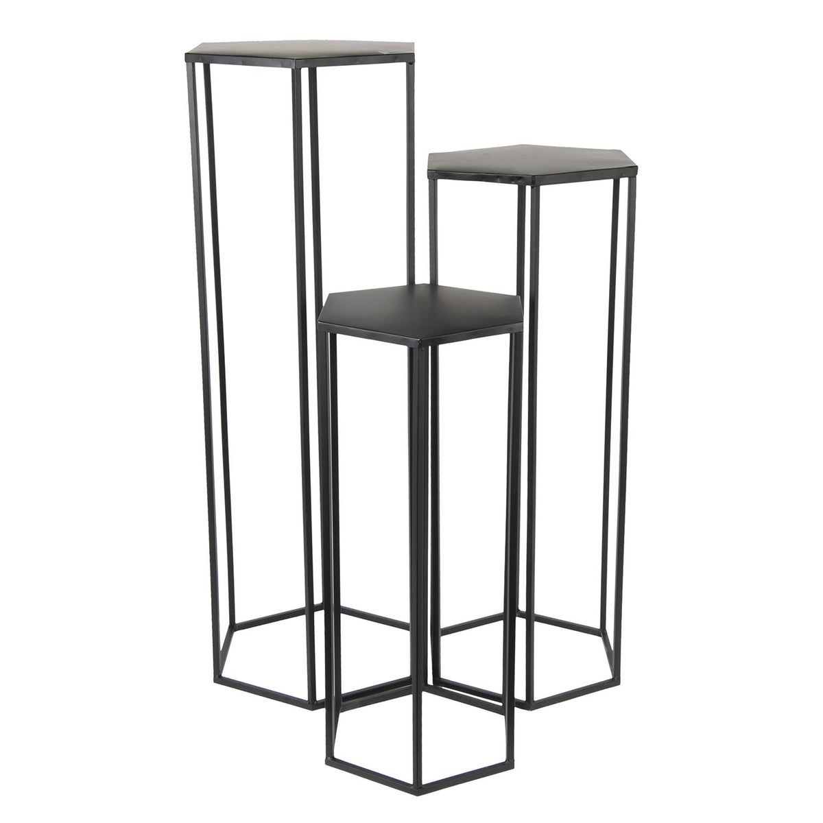 Sellette Gigogne Metal Noir X3