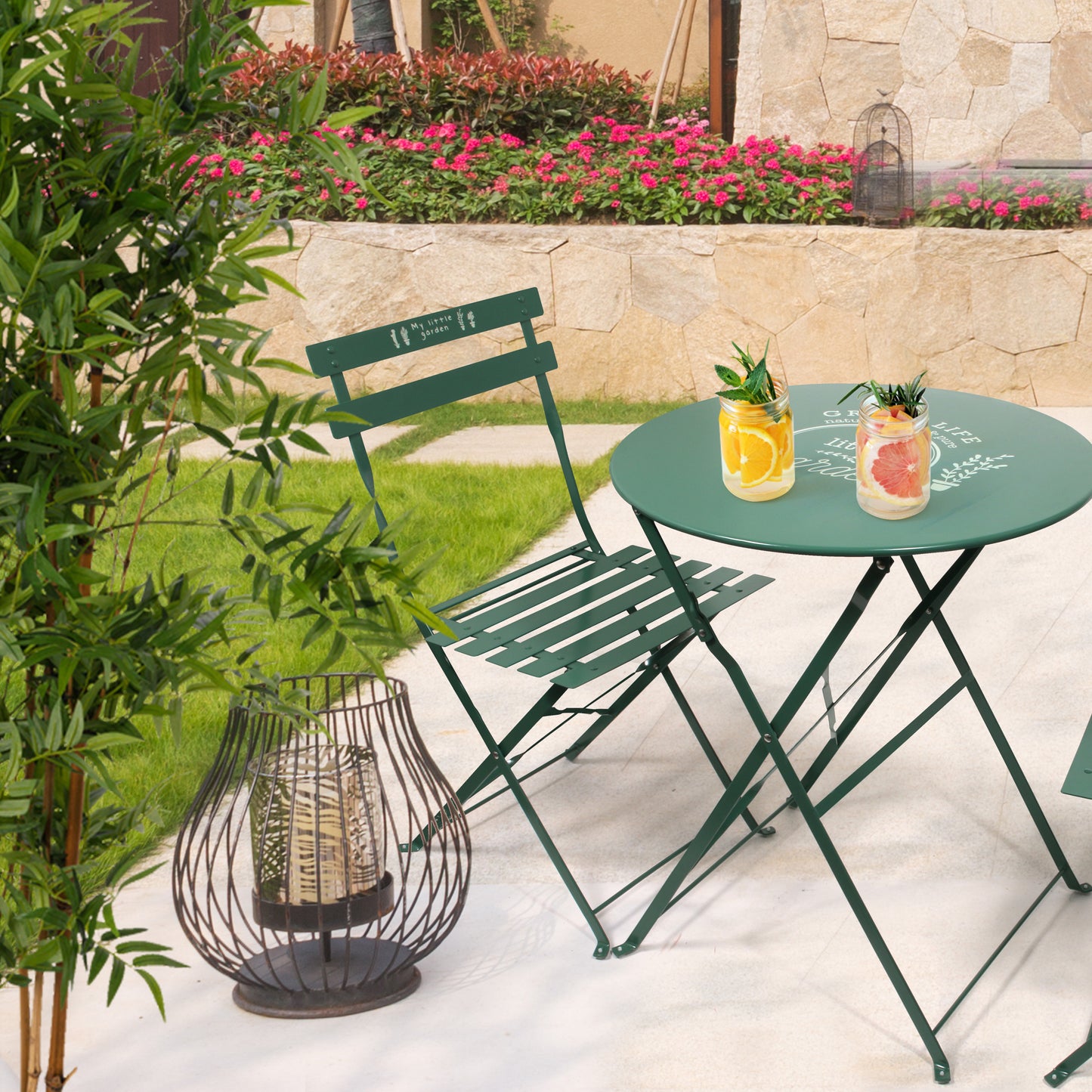 Table De Jardin Et Chaises X2 Little Market