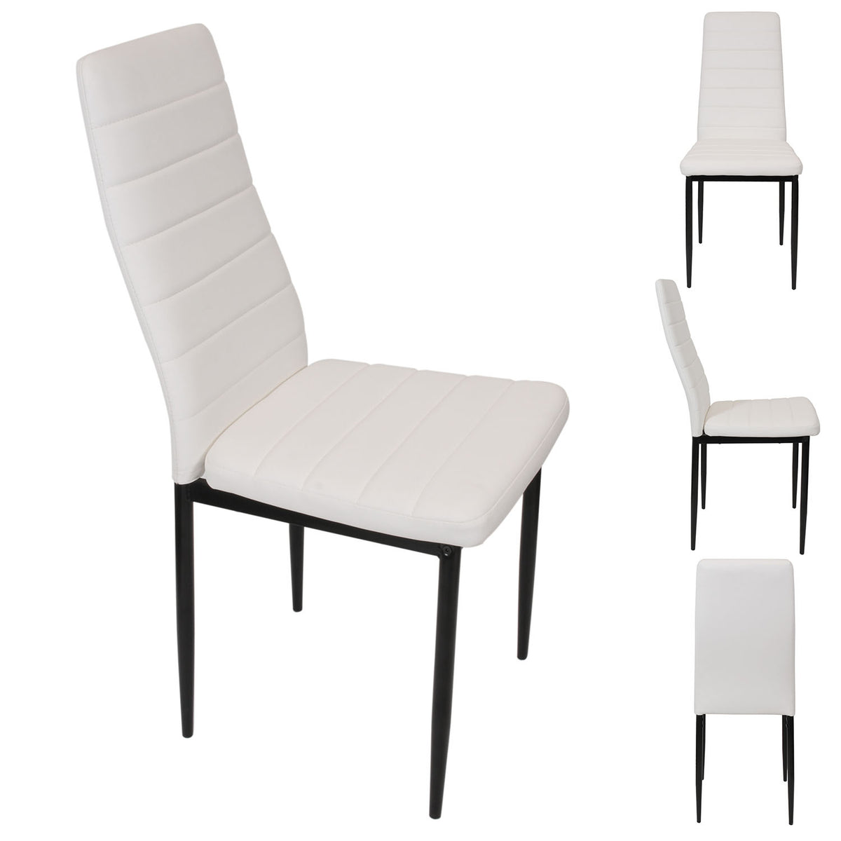 Chaise Victor Pvc Blanc