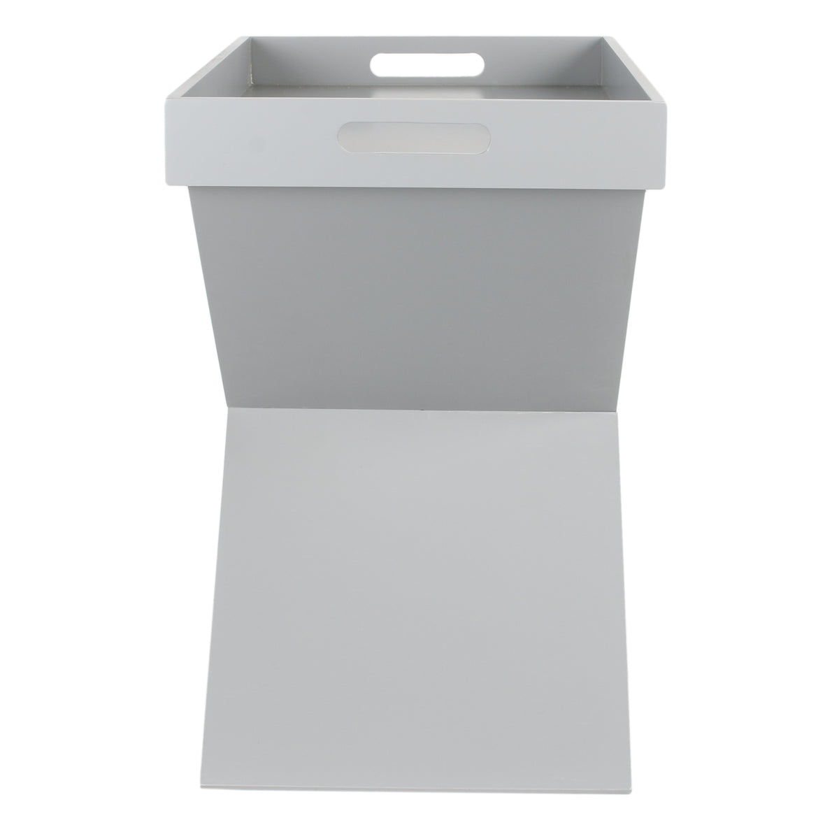 Table D Appoint Plateau Amovible Gris