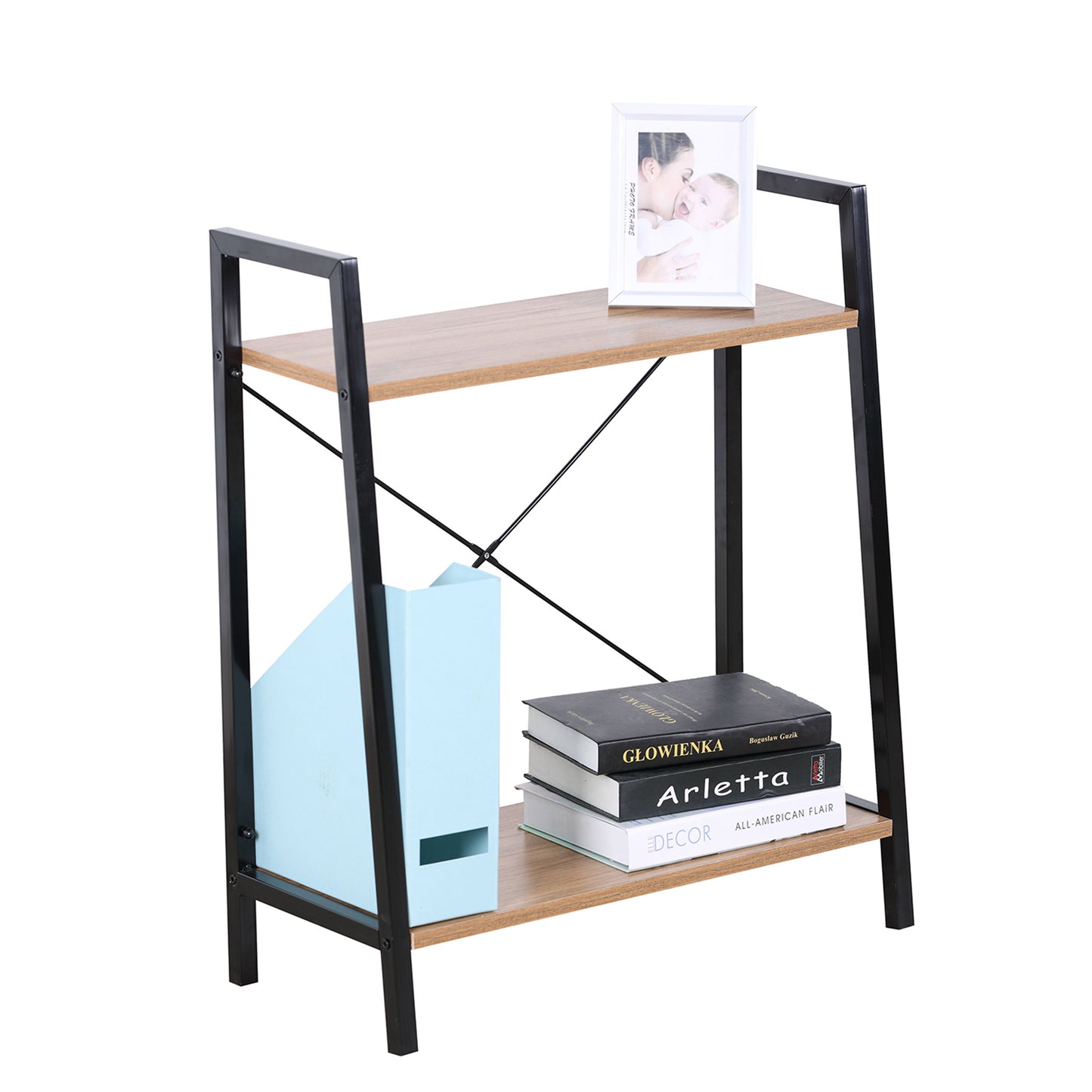 Etagere Bois Et Metal 70X60X27