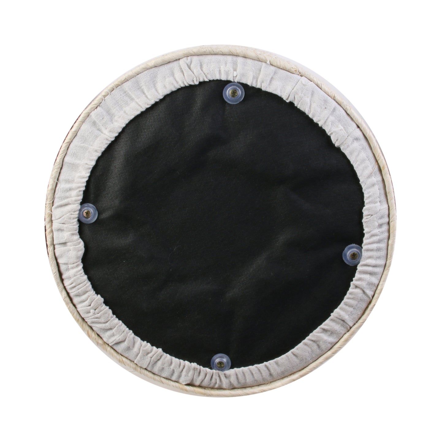 Pouf Tresse Beige