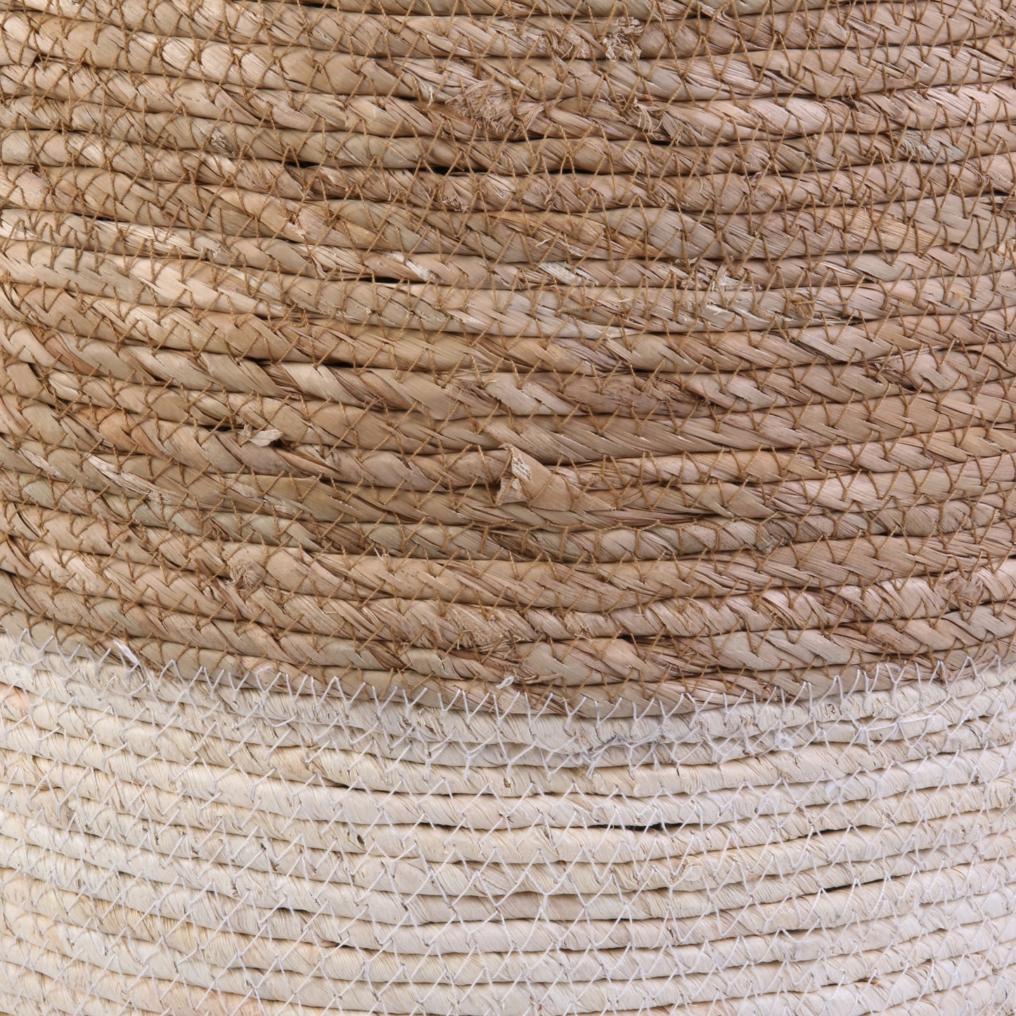 Pouf Tresse Beige