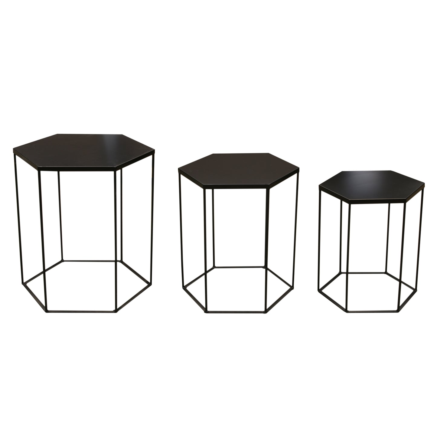 Table Metal Hexagone X3 Alveola