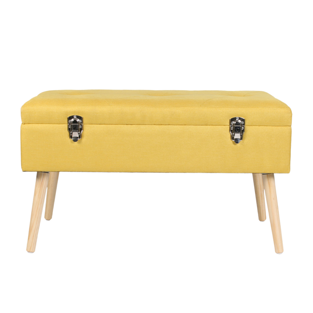 Banc Coffre Valise Jaune