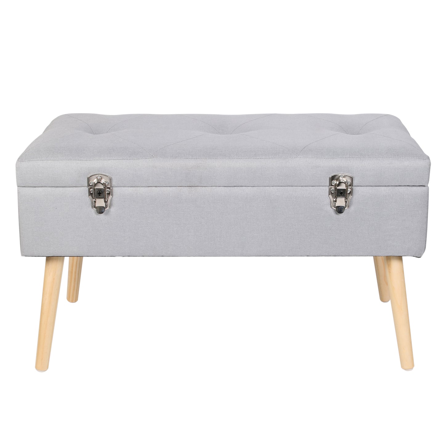 Banc Coffre Valise Gris Clair