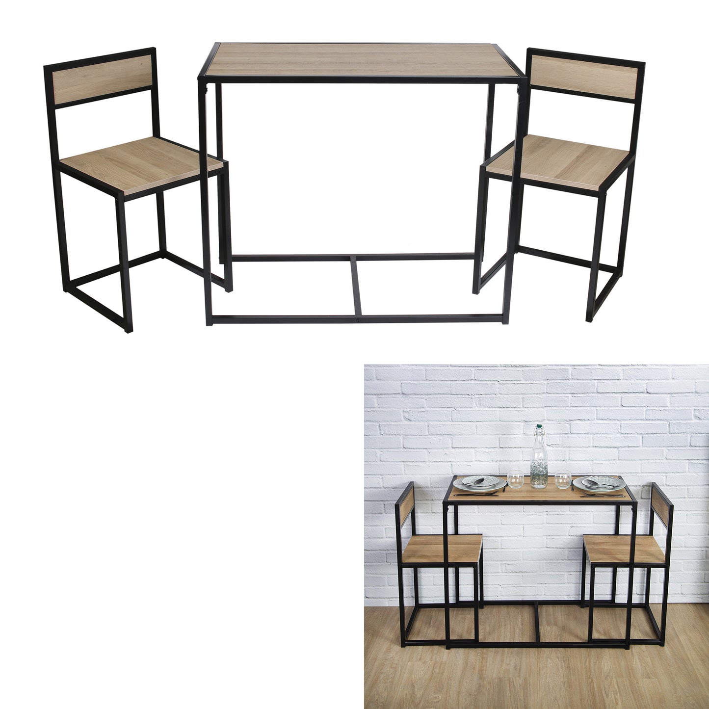 Table Et 2 Chaises Otis