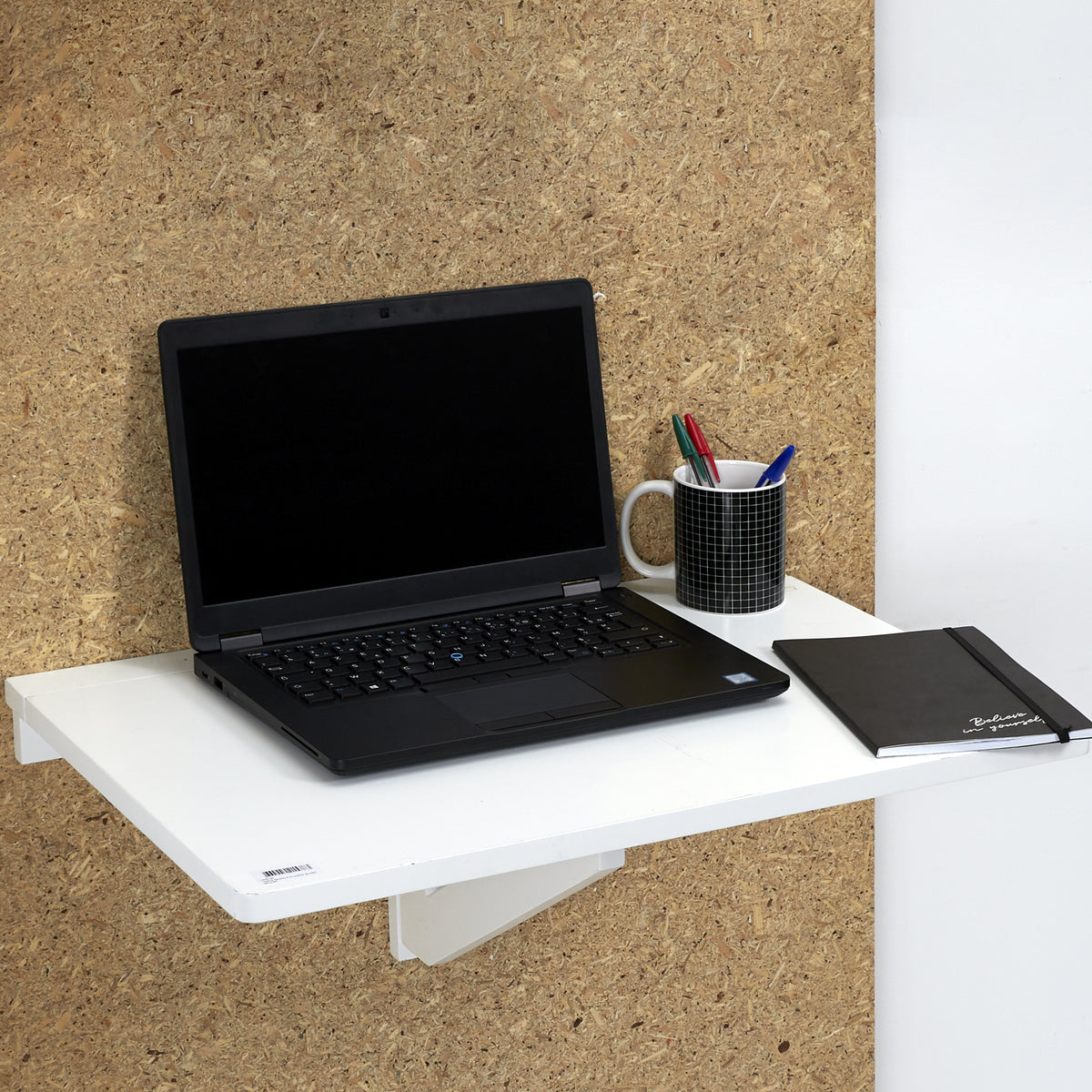 Table Murale Pliante Blanc Mila