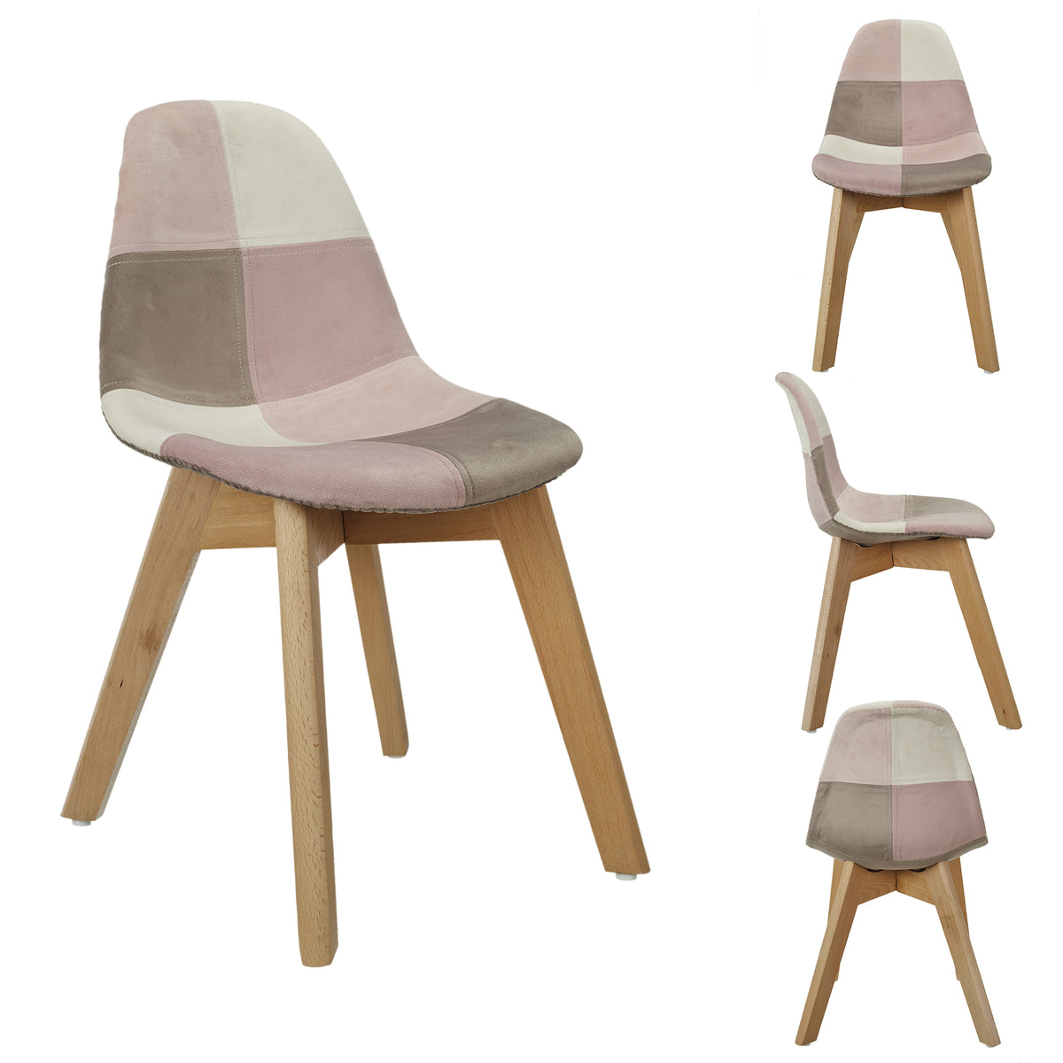 Chaise Patchwork Enfant Leonie Rose
