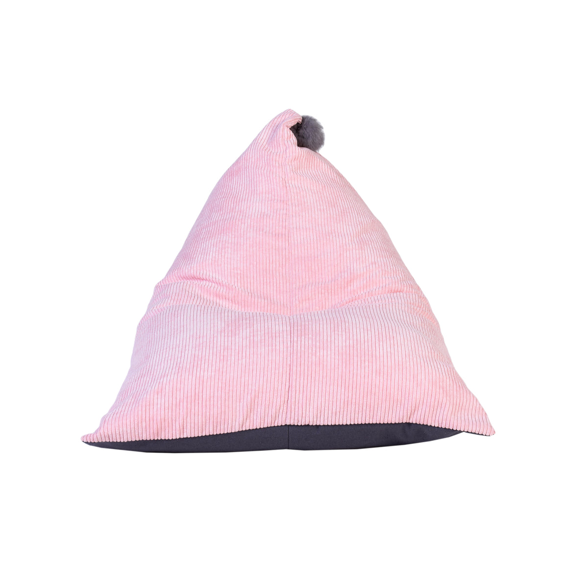 Pouf Velours Cotele Rose Malo