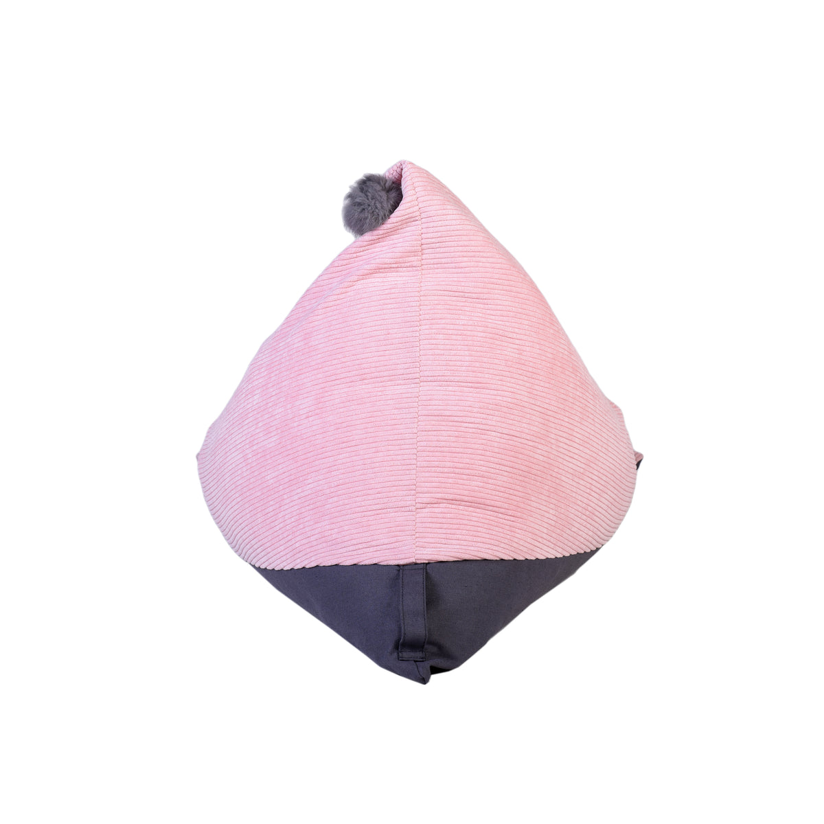 Pouf Velours Cotele Rose Malo