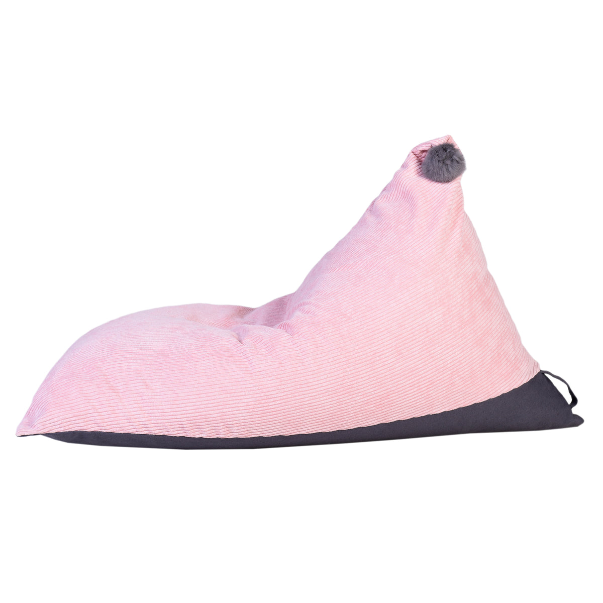 Pouf Velours Cotele Rose Malo
