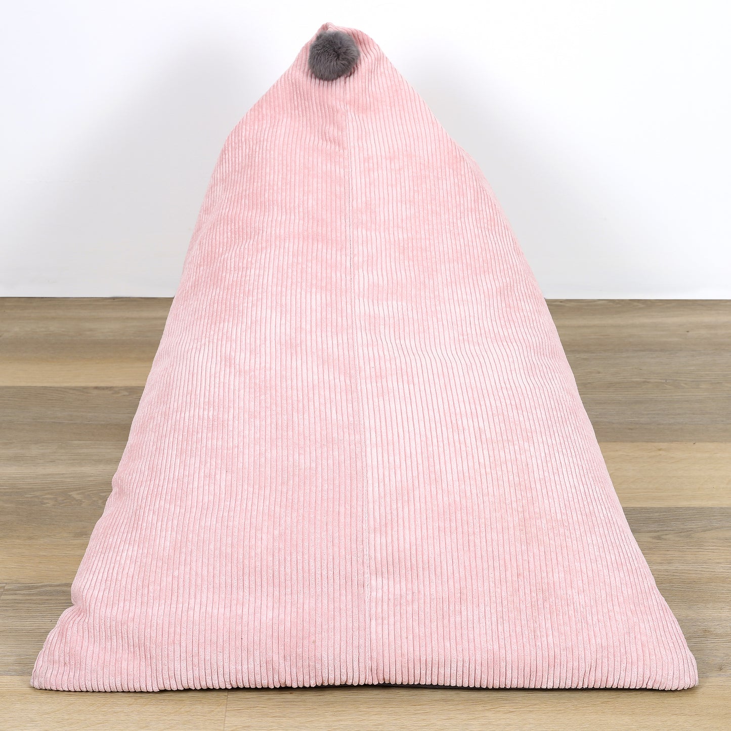 Pouf Velours Cotele Rose Malo