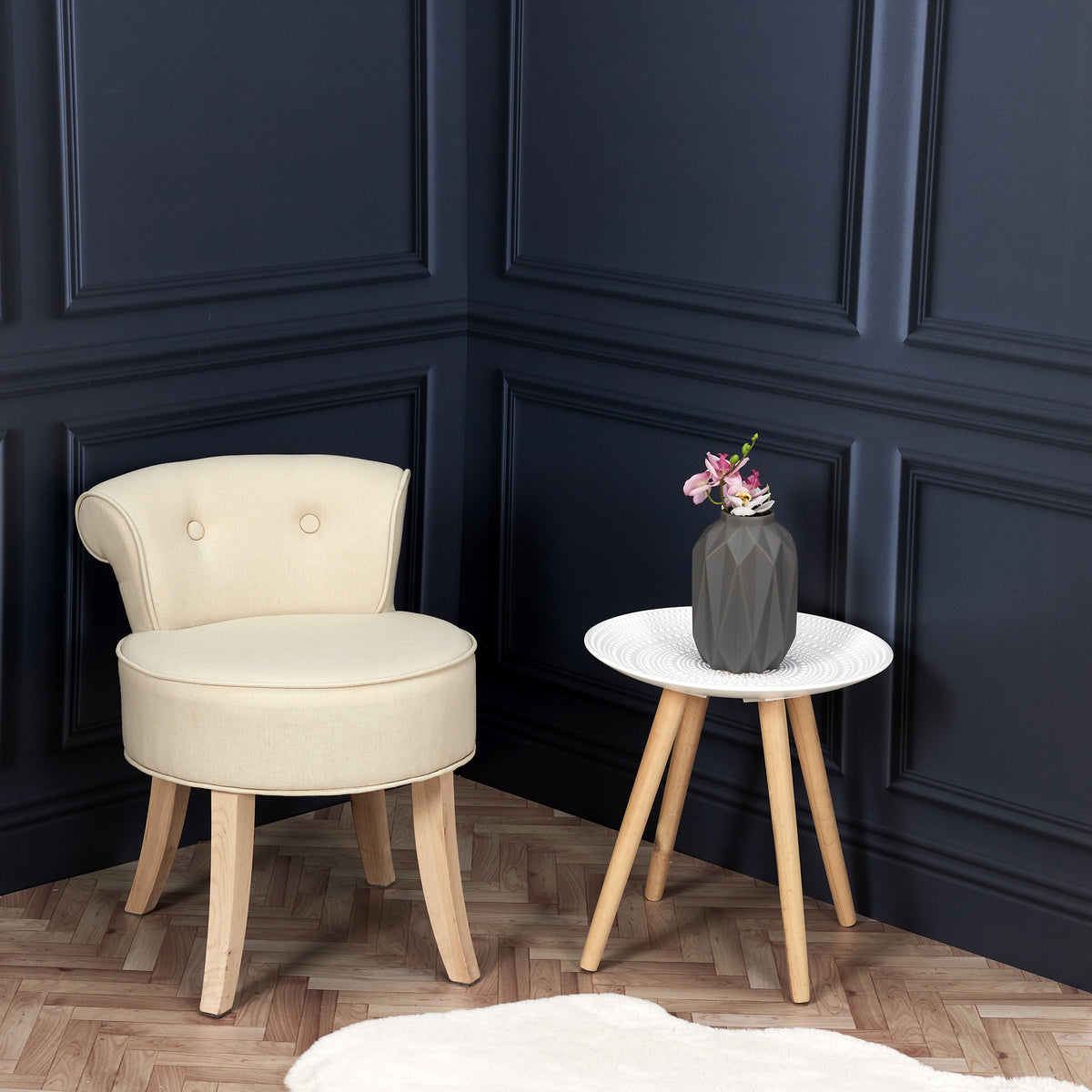 Tabouret Eleonor Beige