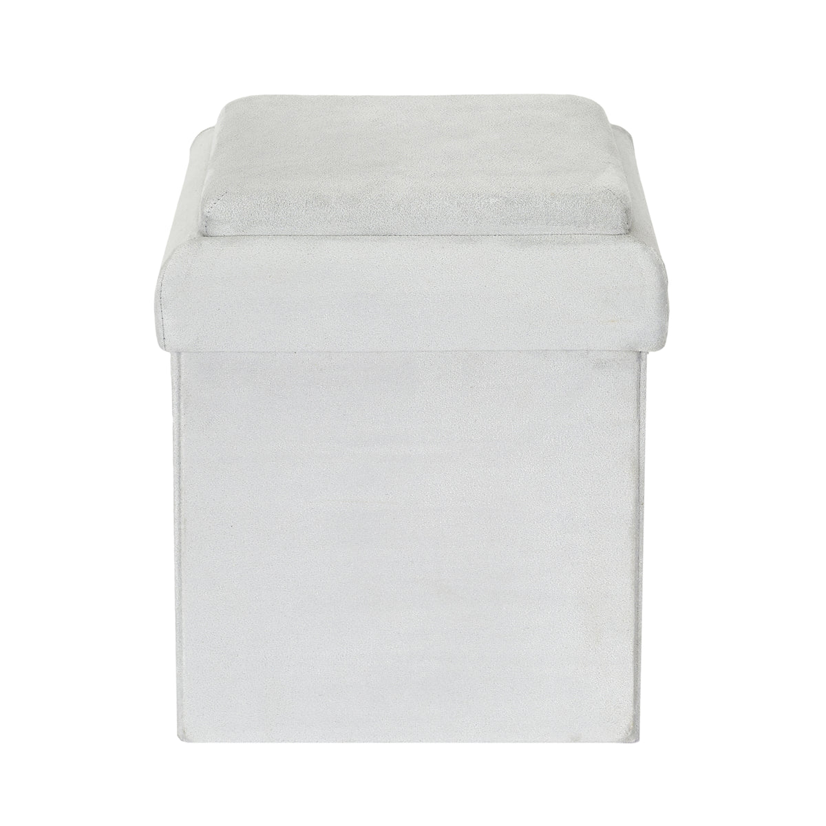 Coffre Pouf Pliable Compatible Brique Gris