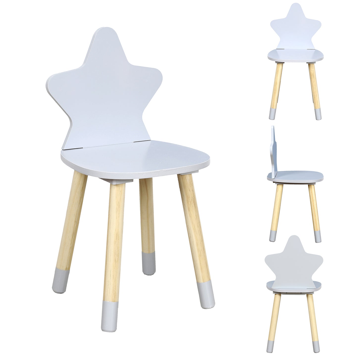 Chaise Etoile Gris