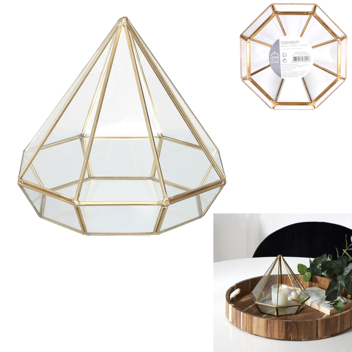 Photophore Forme Diamant