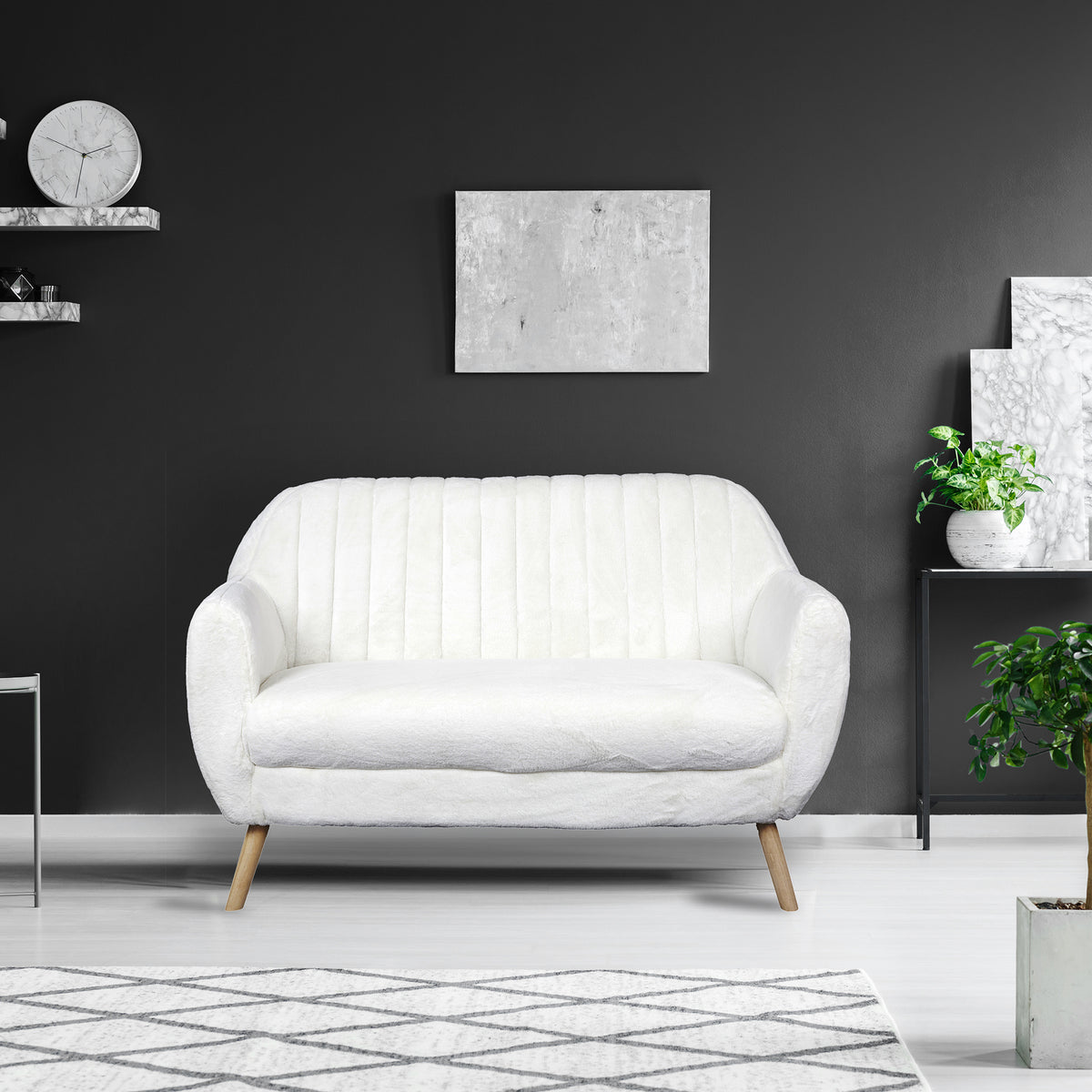 Canape Imitation Fourrure Aurea