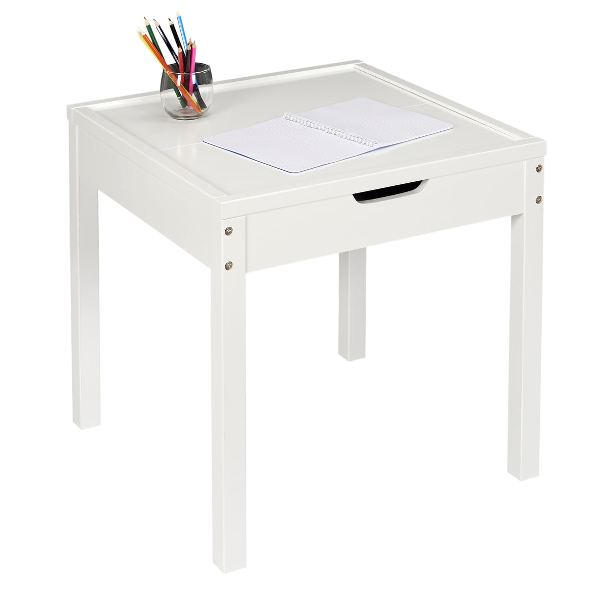 Table Avec Rangements Compatible Brique
