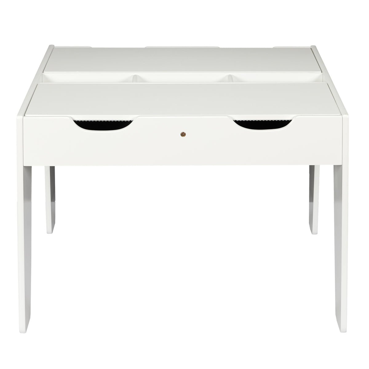 Table Duo Avec Rangements Compatible Brique