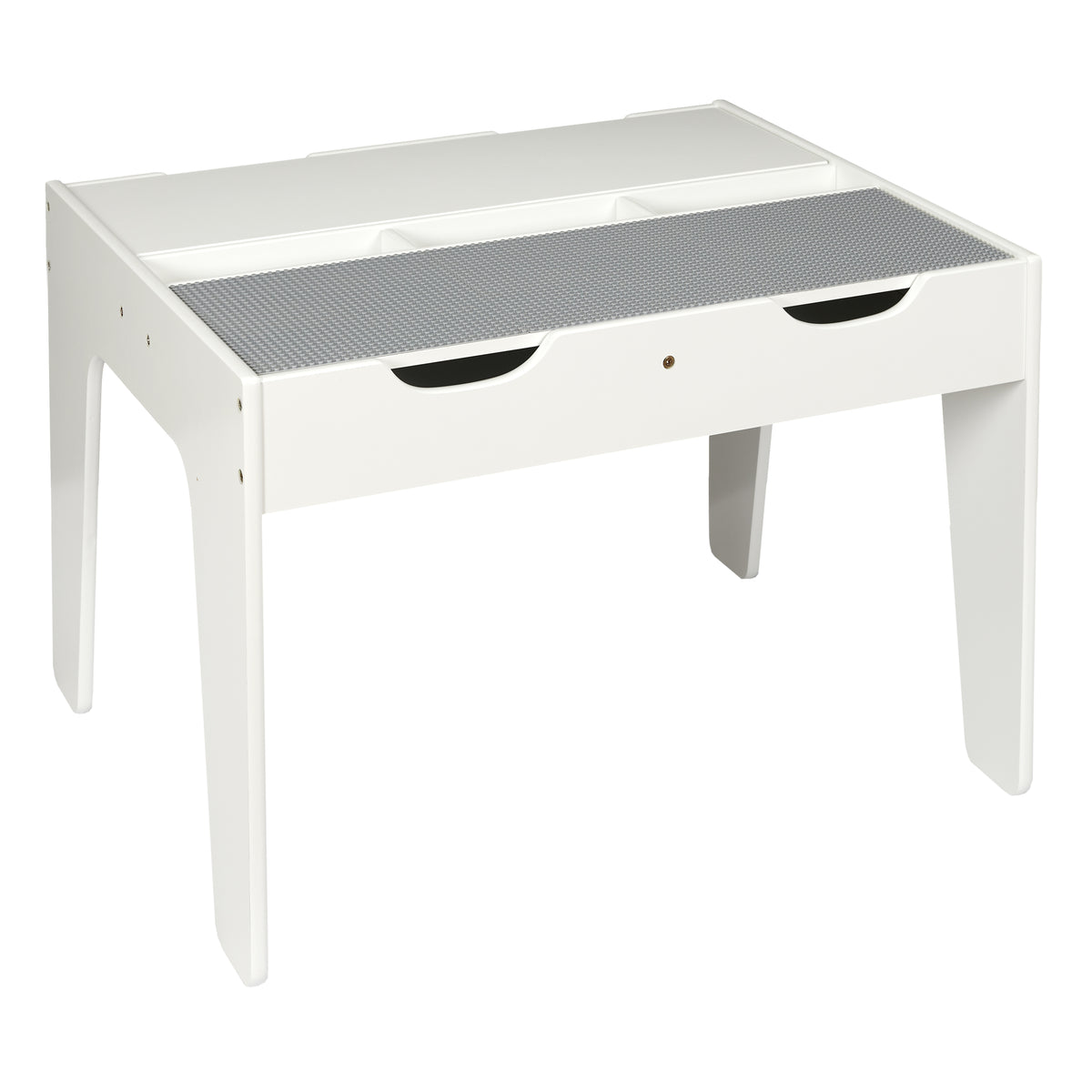 Table Duo Avec Rangements Compatible Brique
