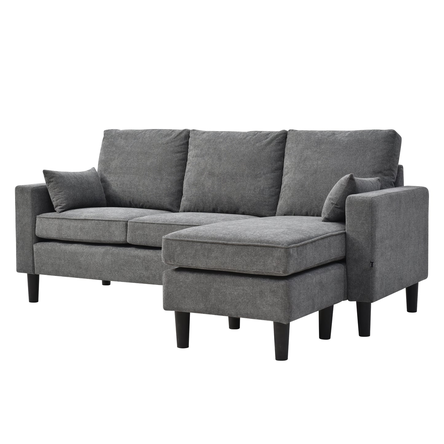 Canape D Angle Moka Gris
