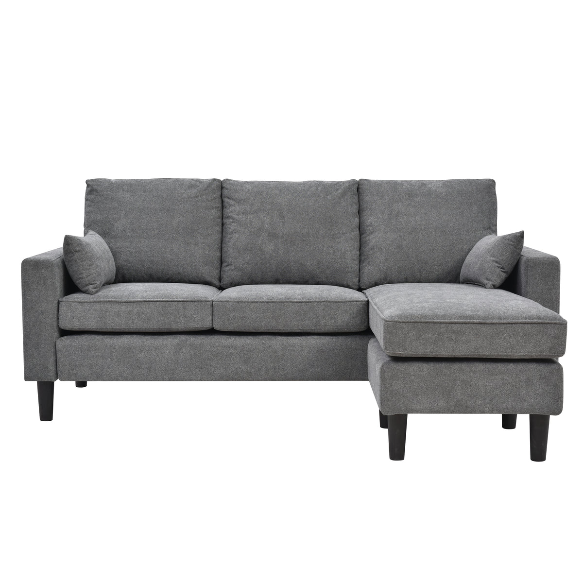 Canape D Angle Moka Gris