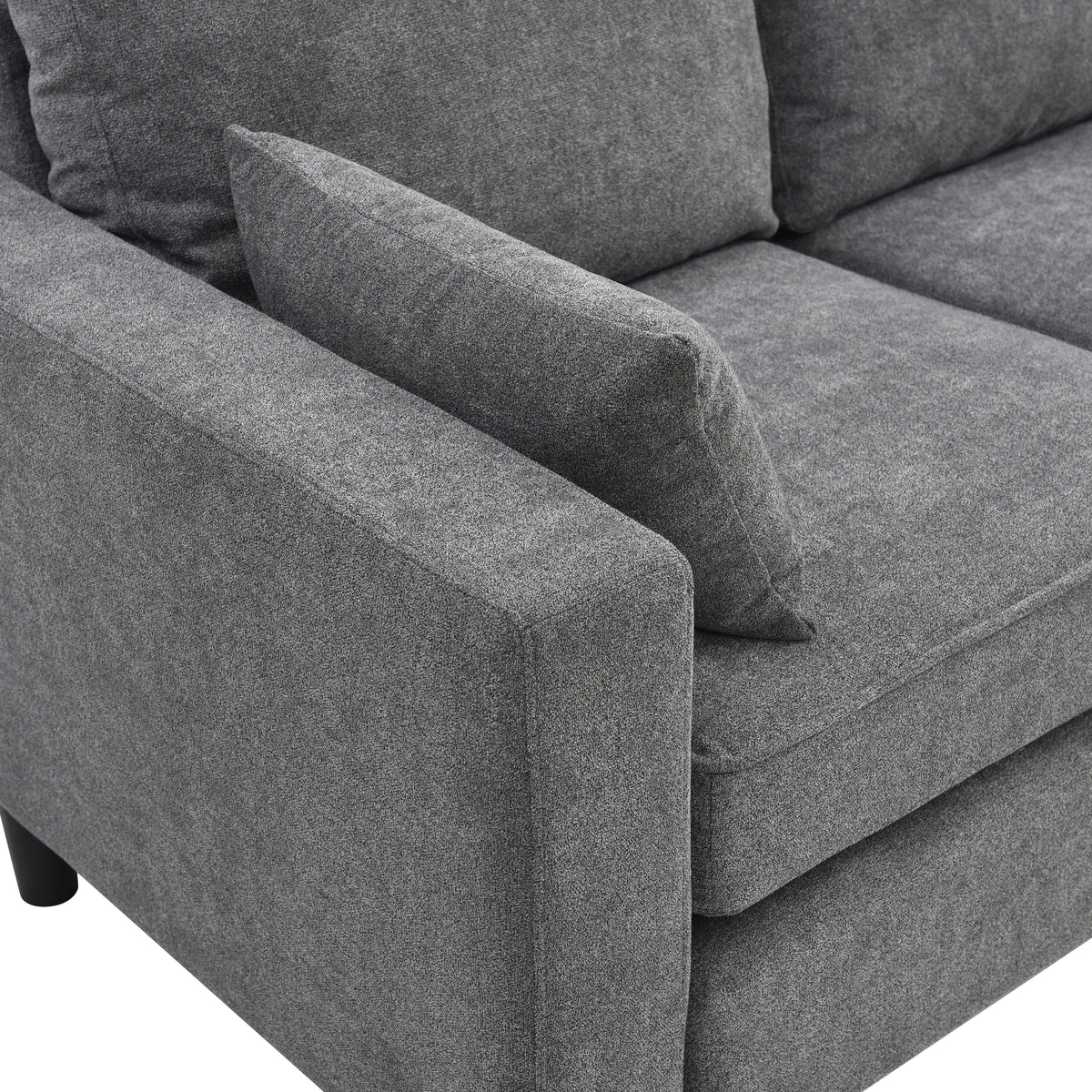 Canape D Angle Moka Gris