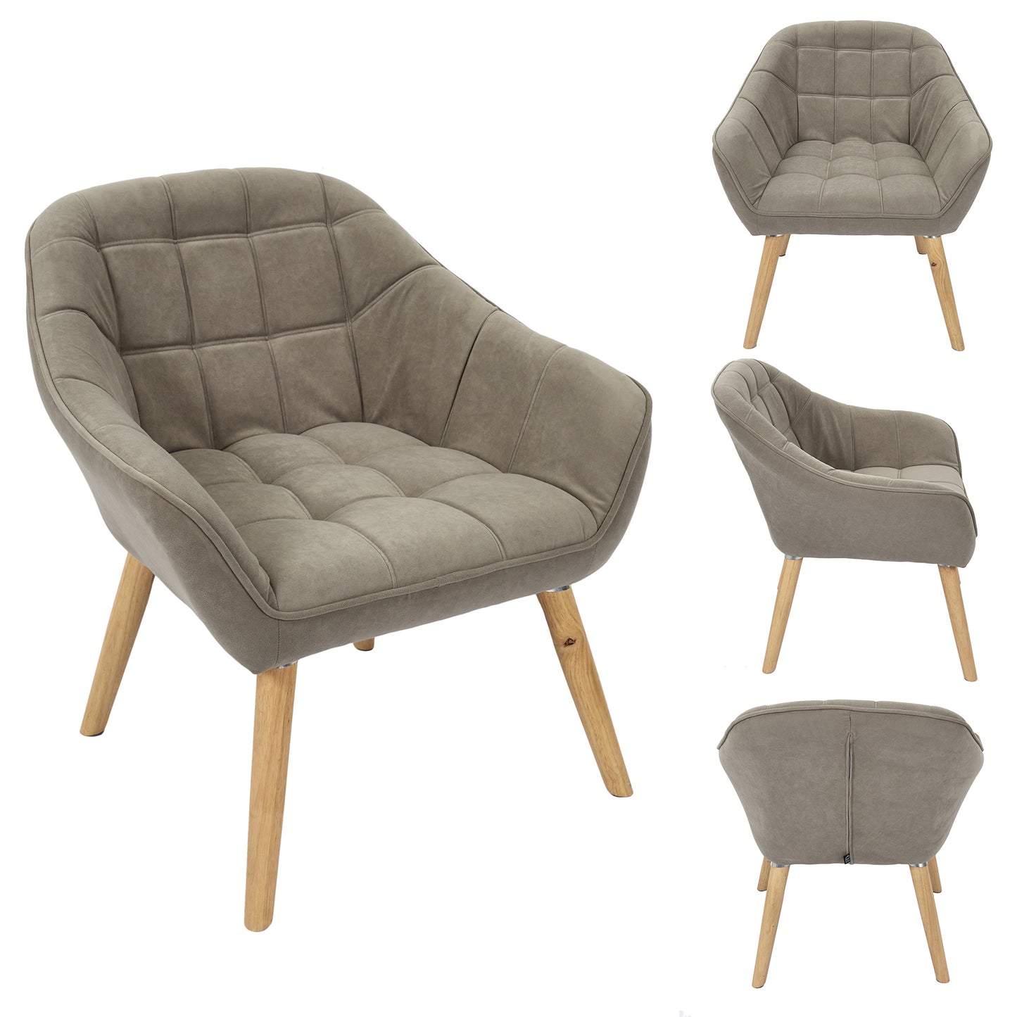 Fauteuil Magnus Taupe