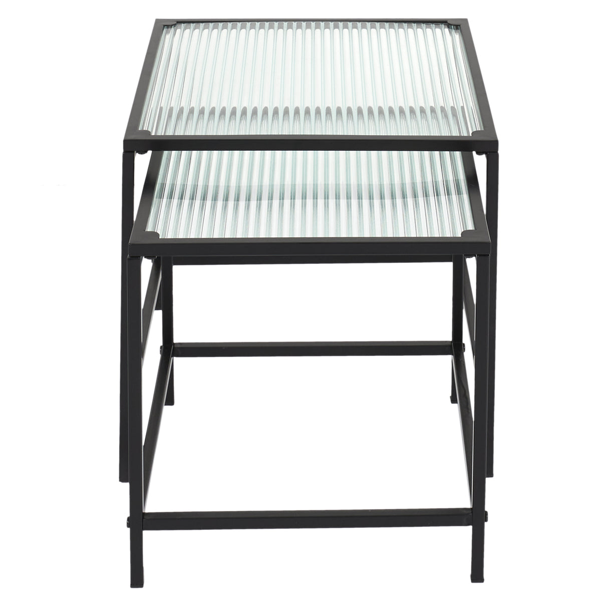 Table Gigogne Rosa Verre Texture X2