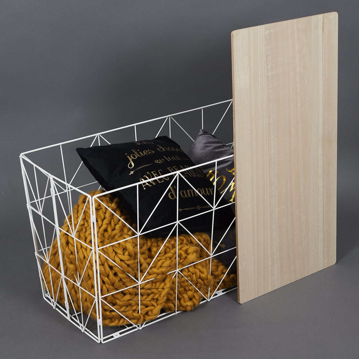 Table Pliable Filaire Blanc