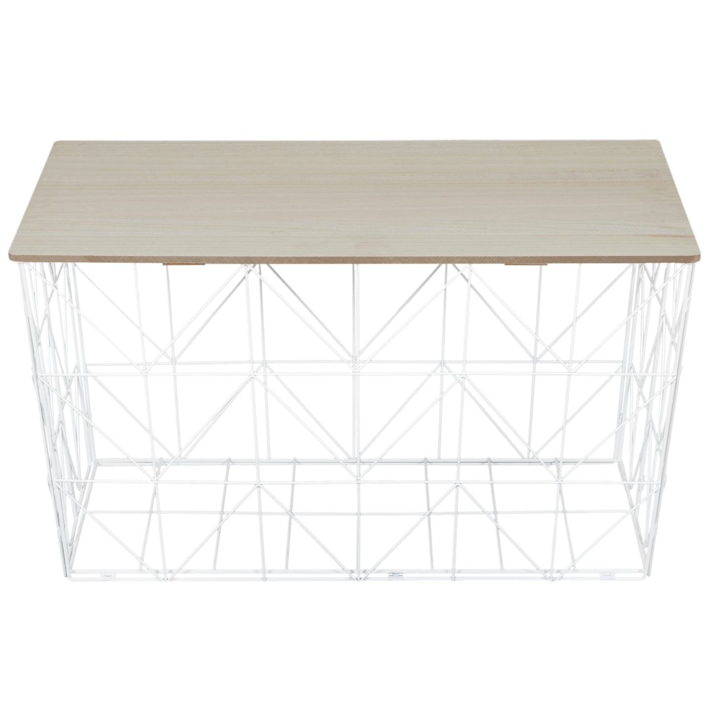 Table Pliable Filaire Blanc