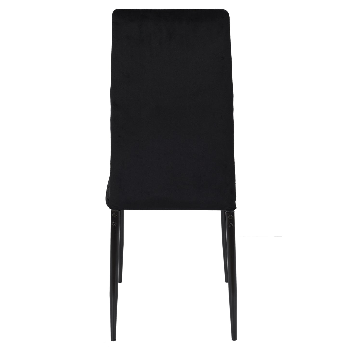 Chaise Victor Velours Noir