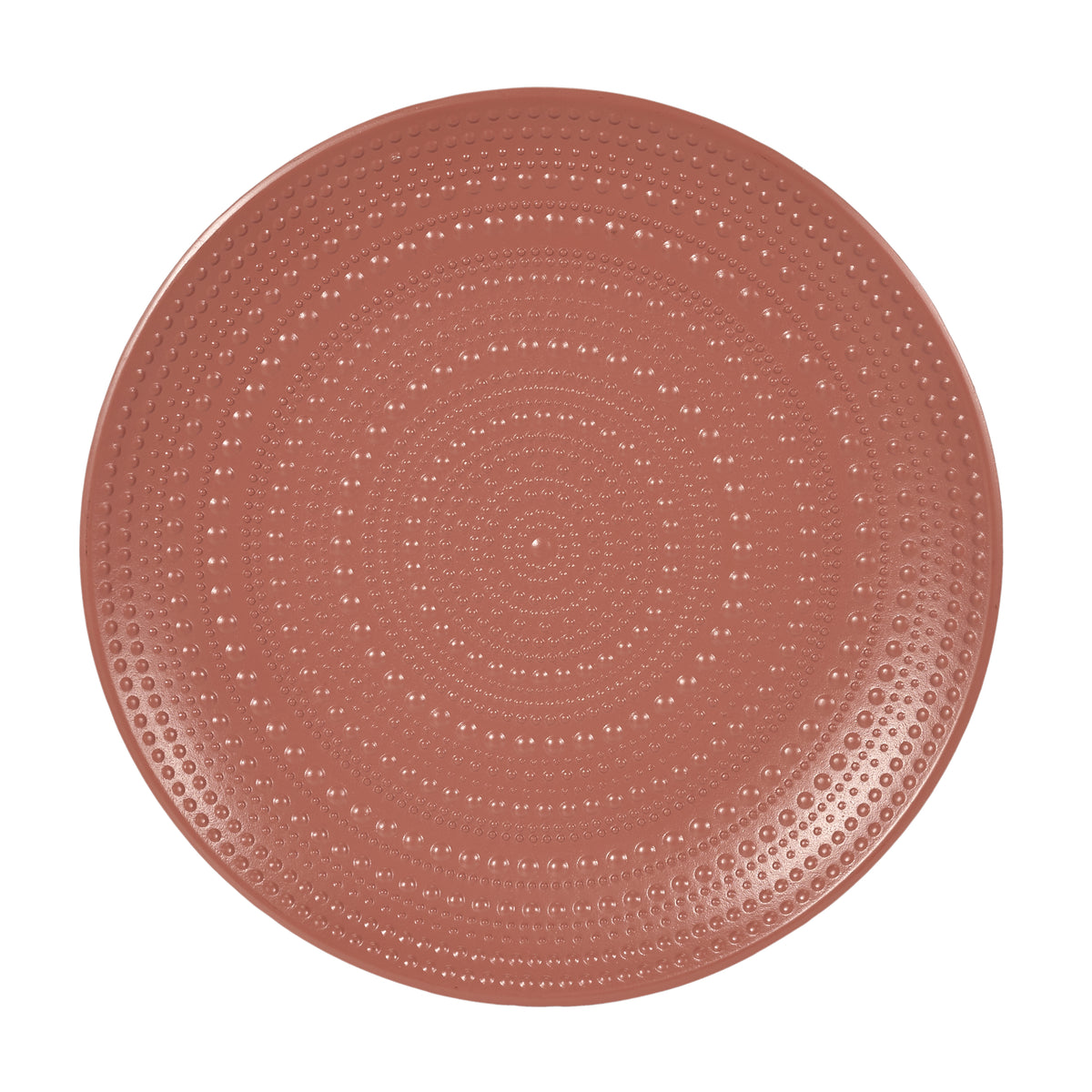 Table Gigogne Ronde Relief Ocre X2